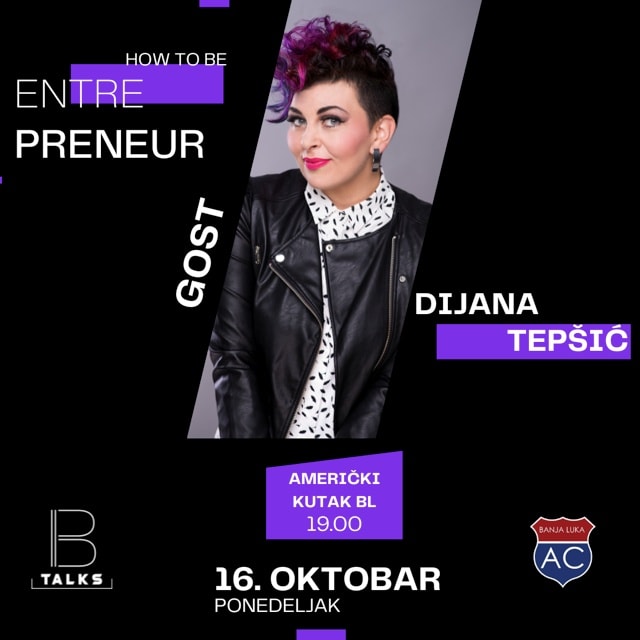 B Talks događaj – Dijana Tepšić, Play Team