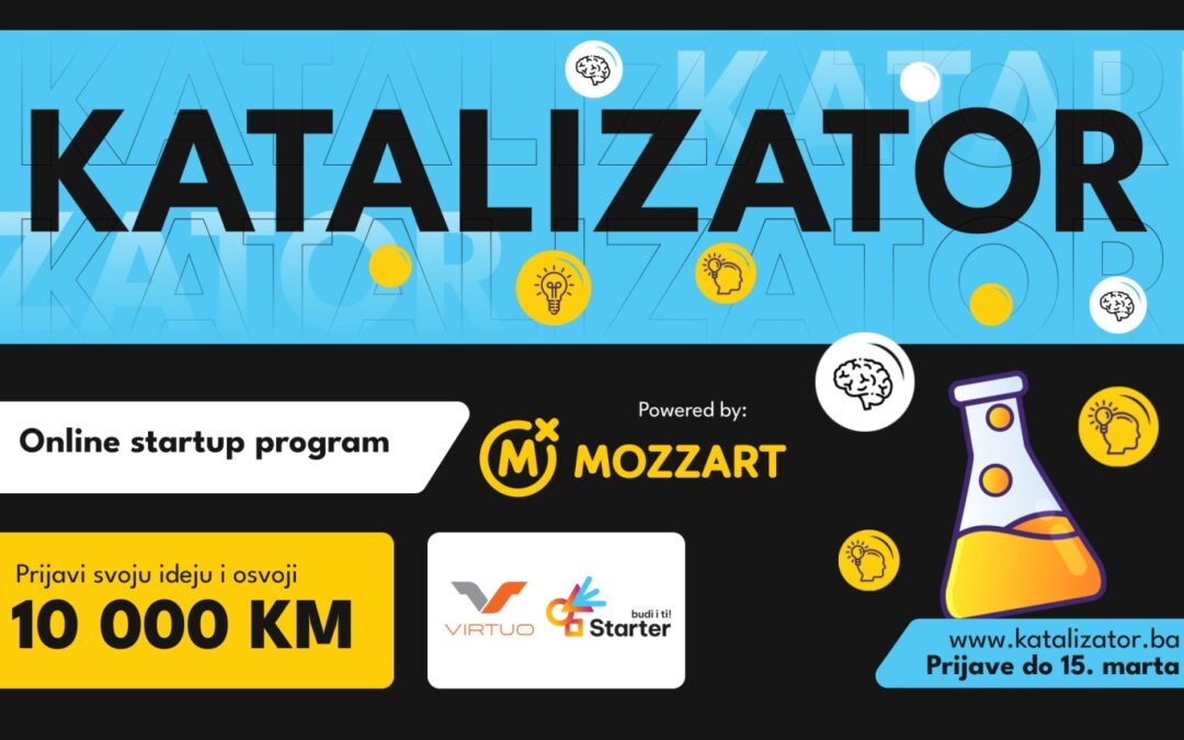 KATALIZATOR – Otvoren poziv za online startap program